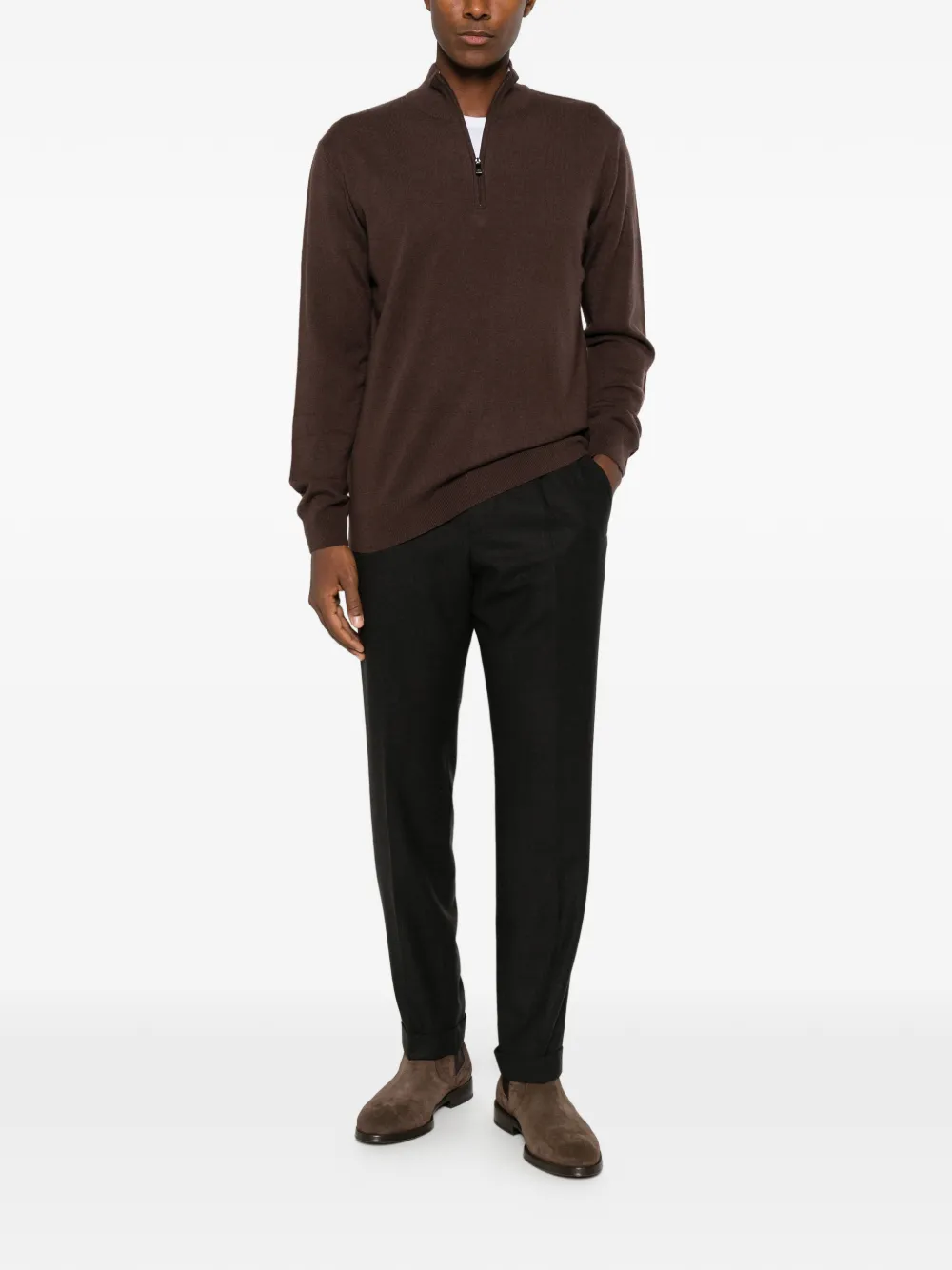 Cellar Door Cambridge Trousers In Brown