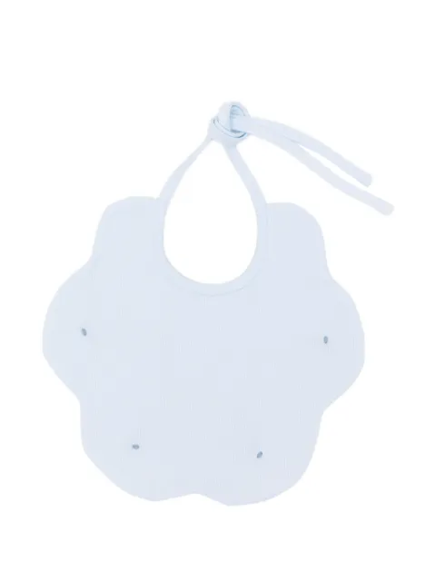 La Stupenderia scalloped-edge tie-fastening bib