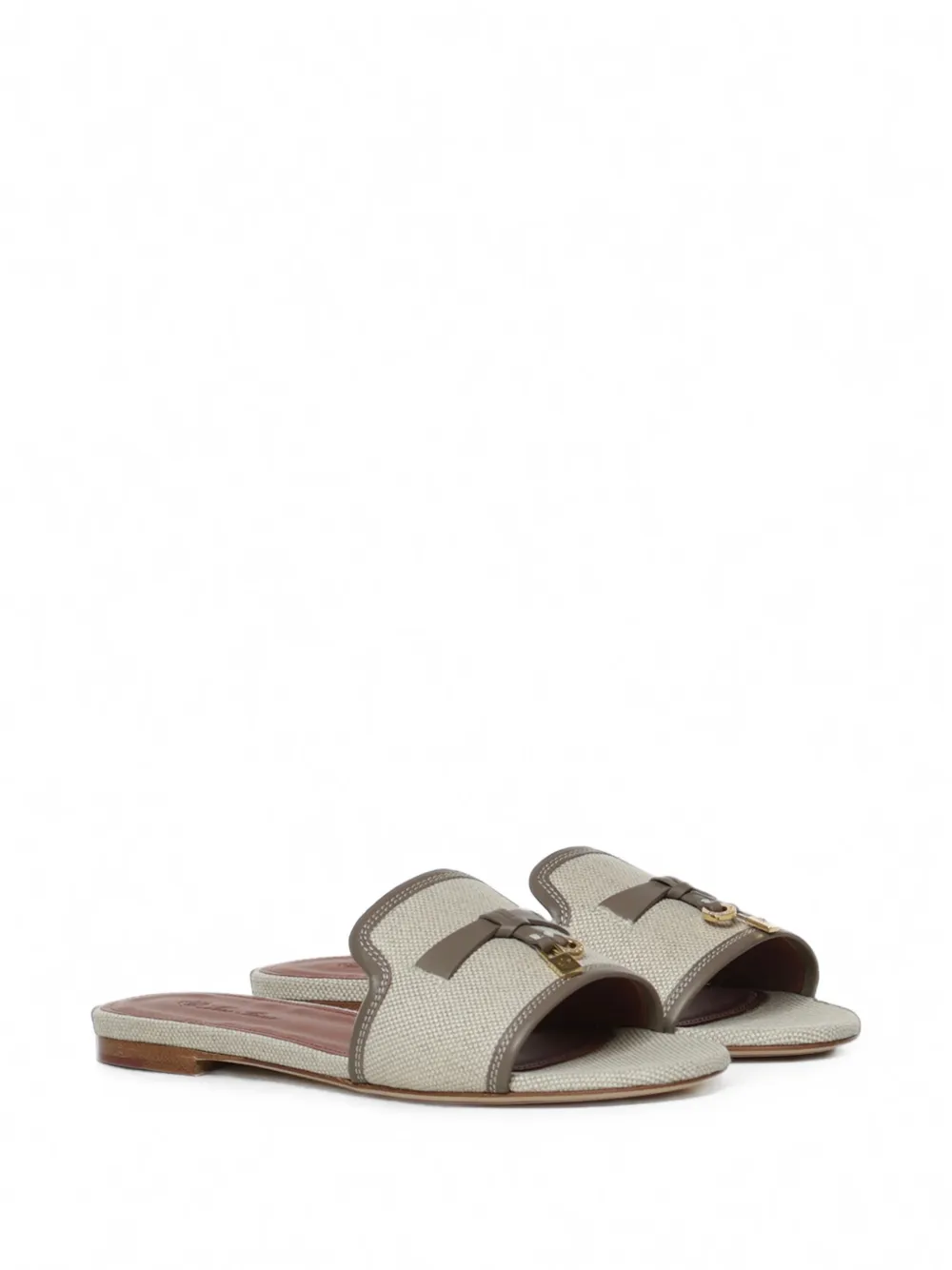 Loro Piana Summer Charms Sandals in Neutrals, view 2