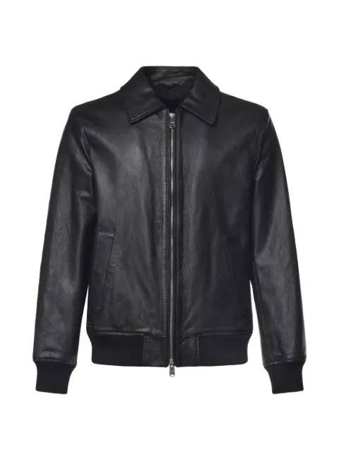 DONDUP zip-up leather jacket