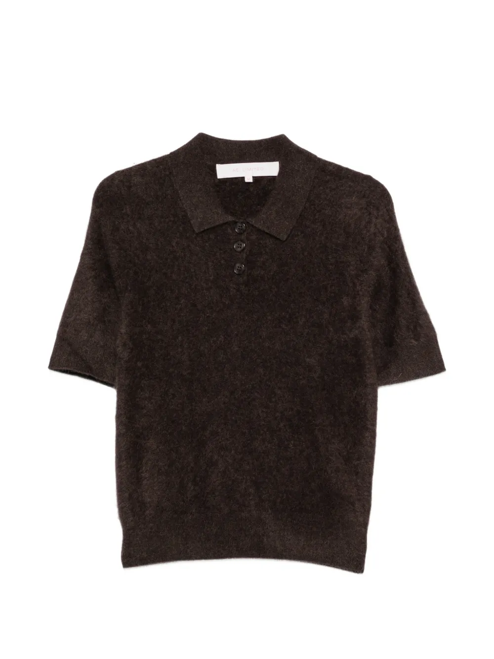 absolut cashmere Margot button-up polo sweater
