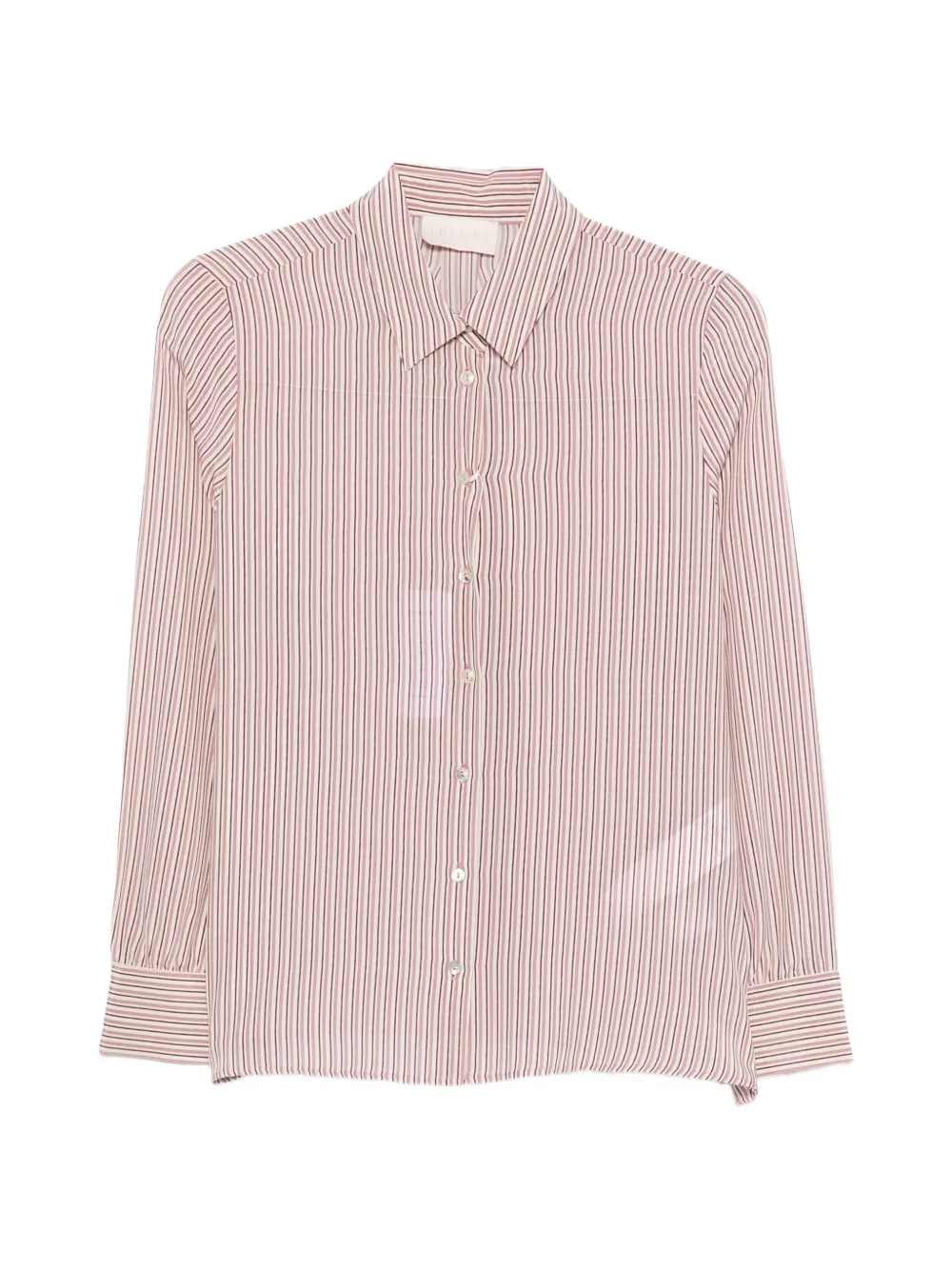 I BLUES striped long-sleeve shirt