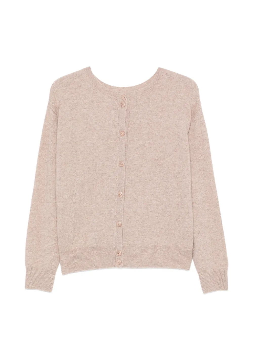 absolut cashmere Lisette button-back cardigan - Toni neutri