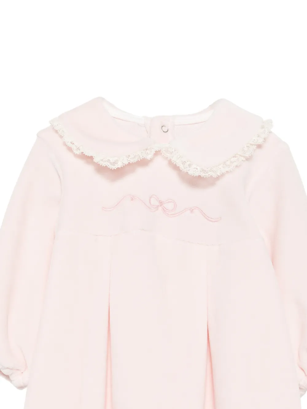 La Stupenderia lace-trim embroidered pyjamas Roze