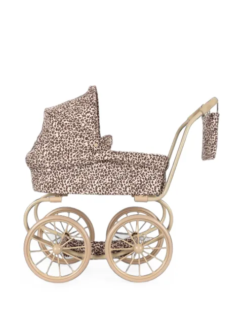 Konges Sløjd leopard-print doll stroller