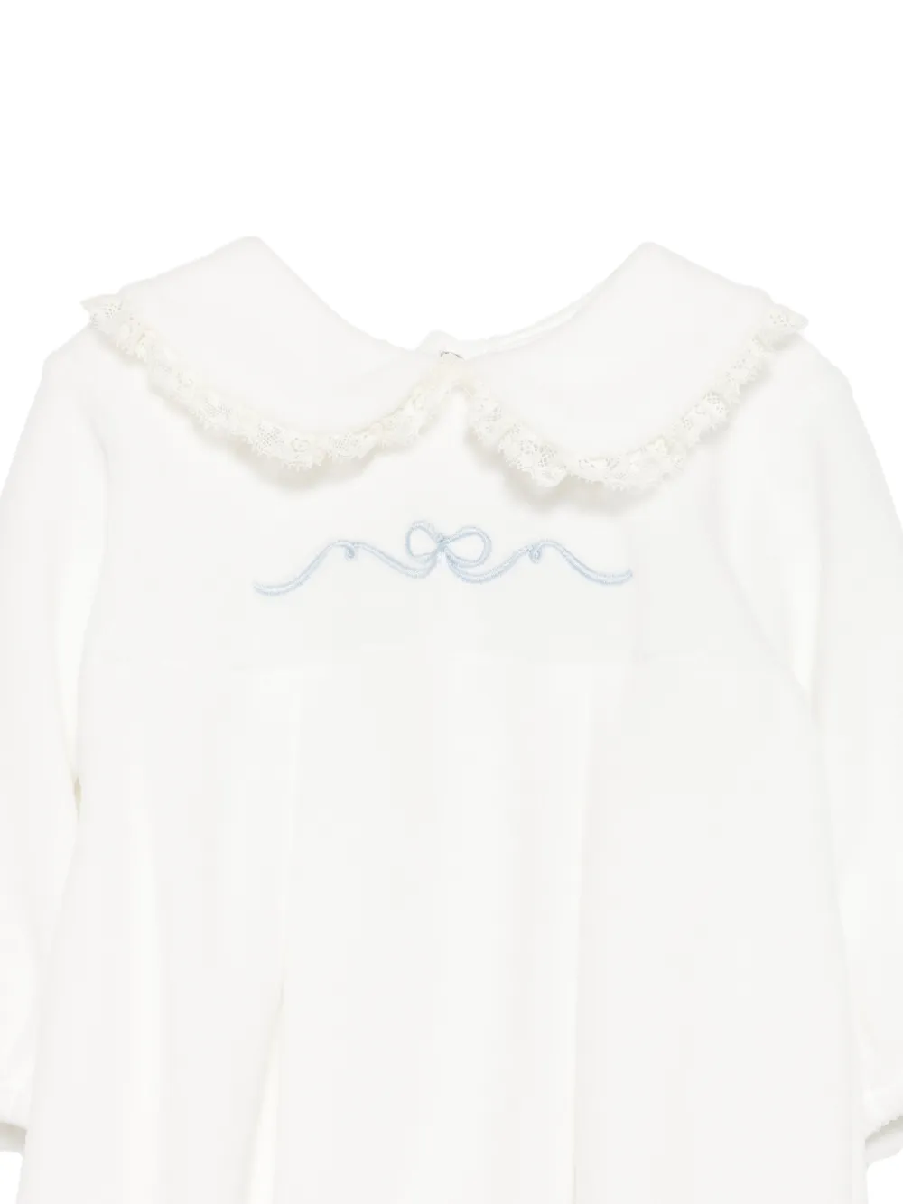 La Stupenderia lace-trim embroidered pyjamas Wit