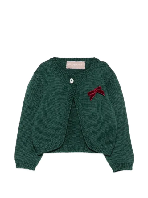 La Stupenderia bow-detail knit cardigan