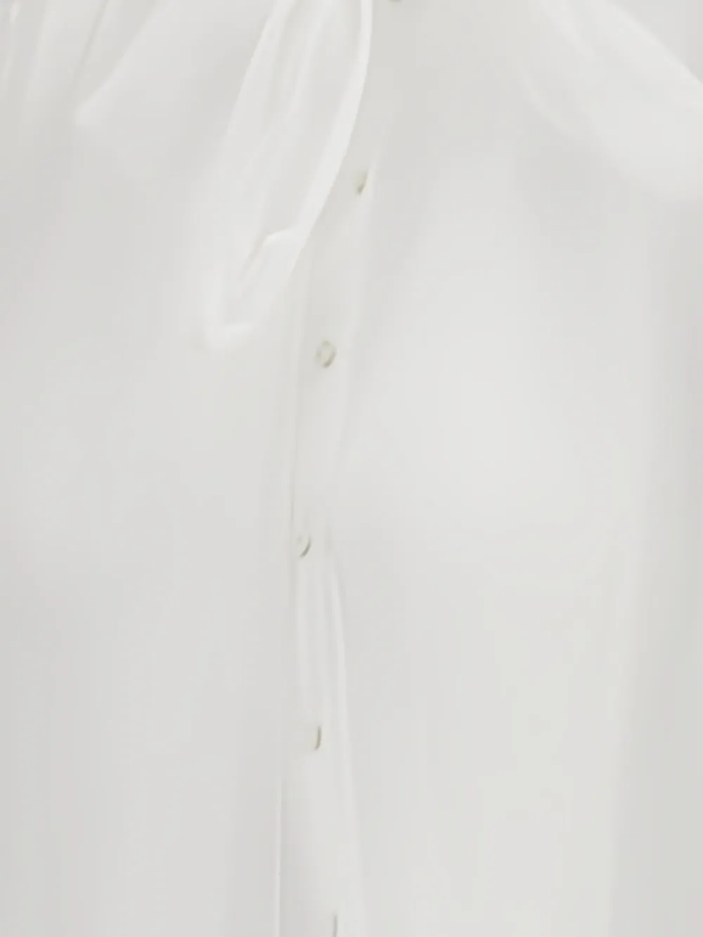Forte Tulen blouse met sjerp-detail Wit