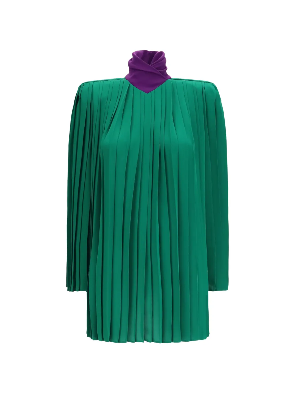 Valentino Garavani pleated silk blouse - Green