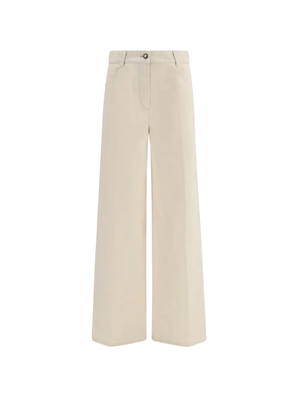 Forte Forte flocked wide-leg jeans