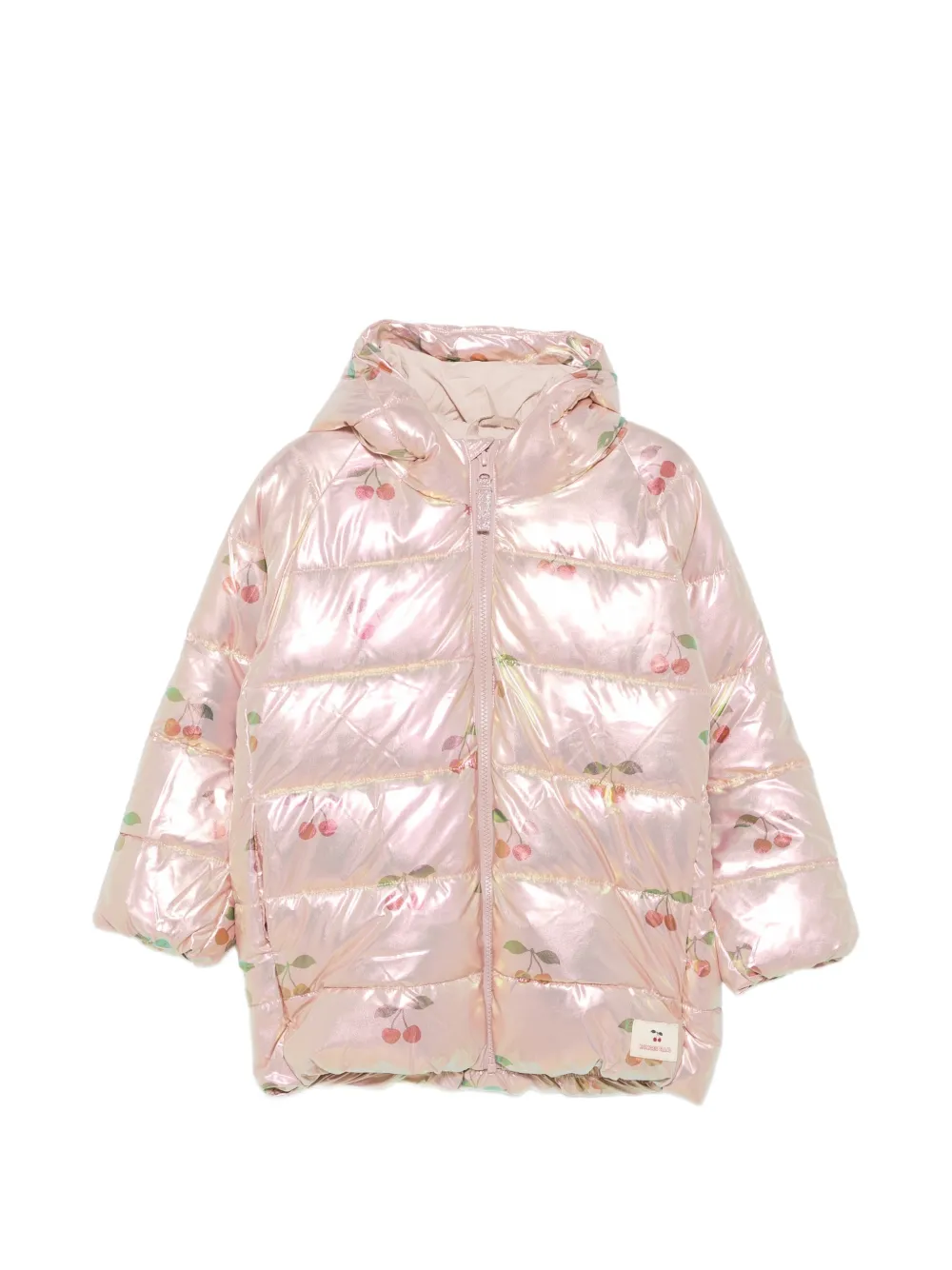 Konges Sløjd cherry-print padded jacket - Rosa