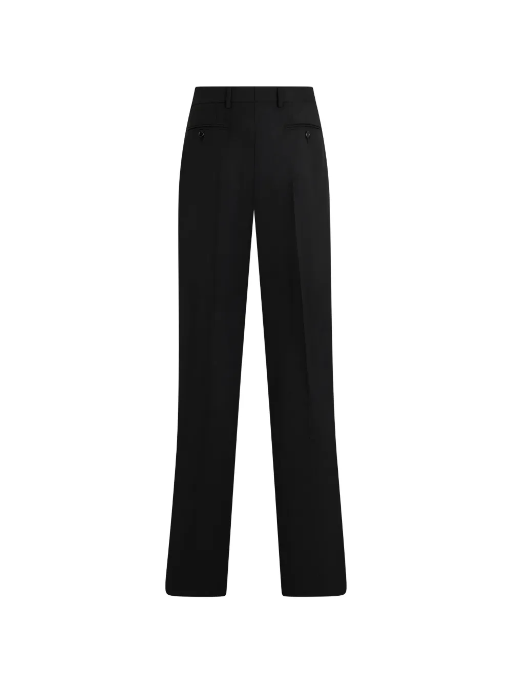 Moschino welt-pocket straight-leg trousers Zwart