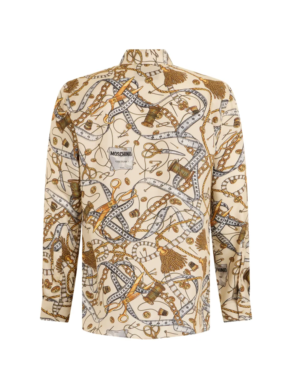 Moschino graphic-print shirt Beige