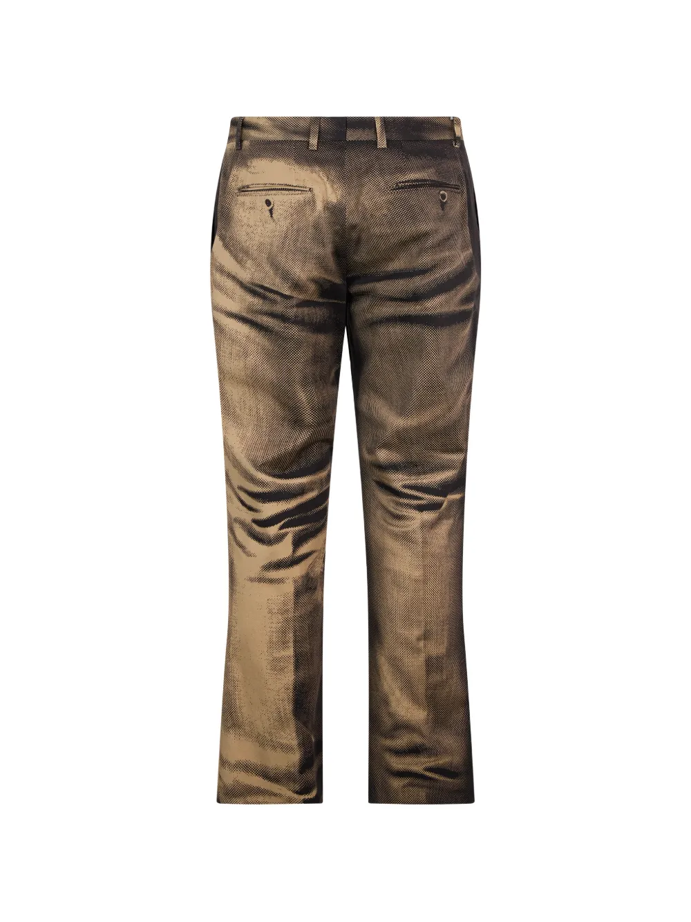 Moschino Broek met grafische print Beige
