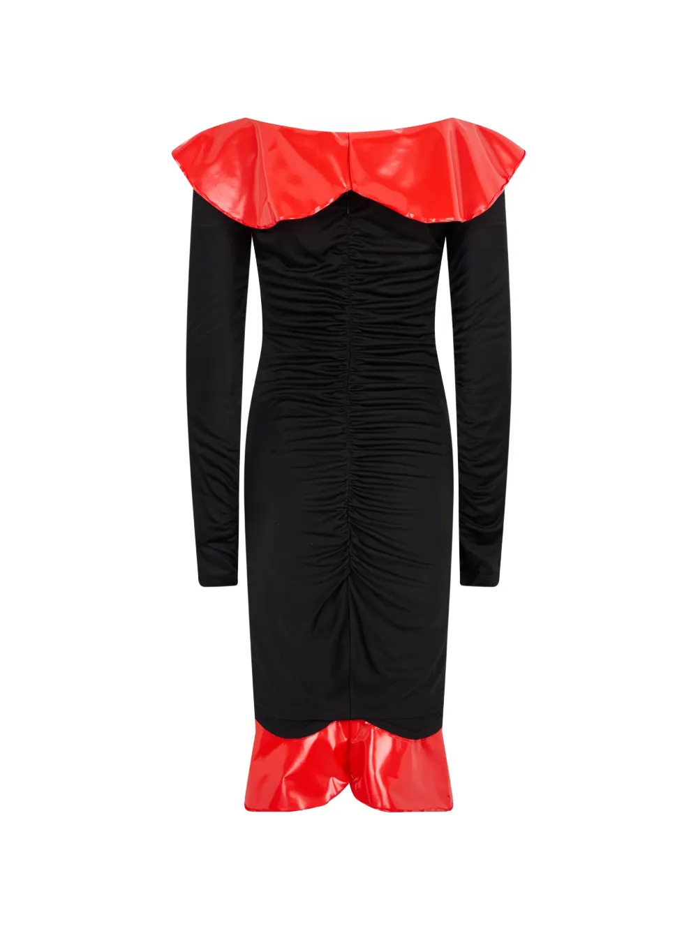 Moschino Midi-jurk met lange mouwen Zwart