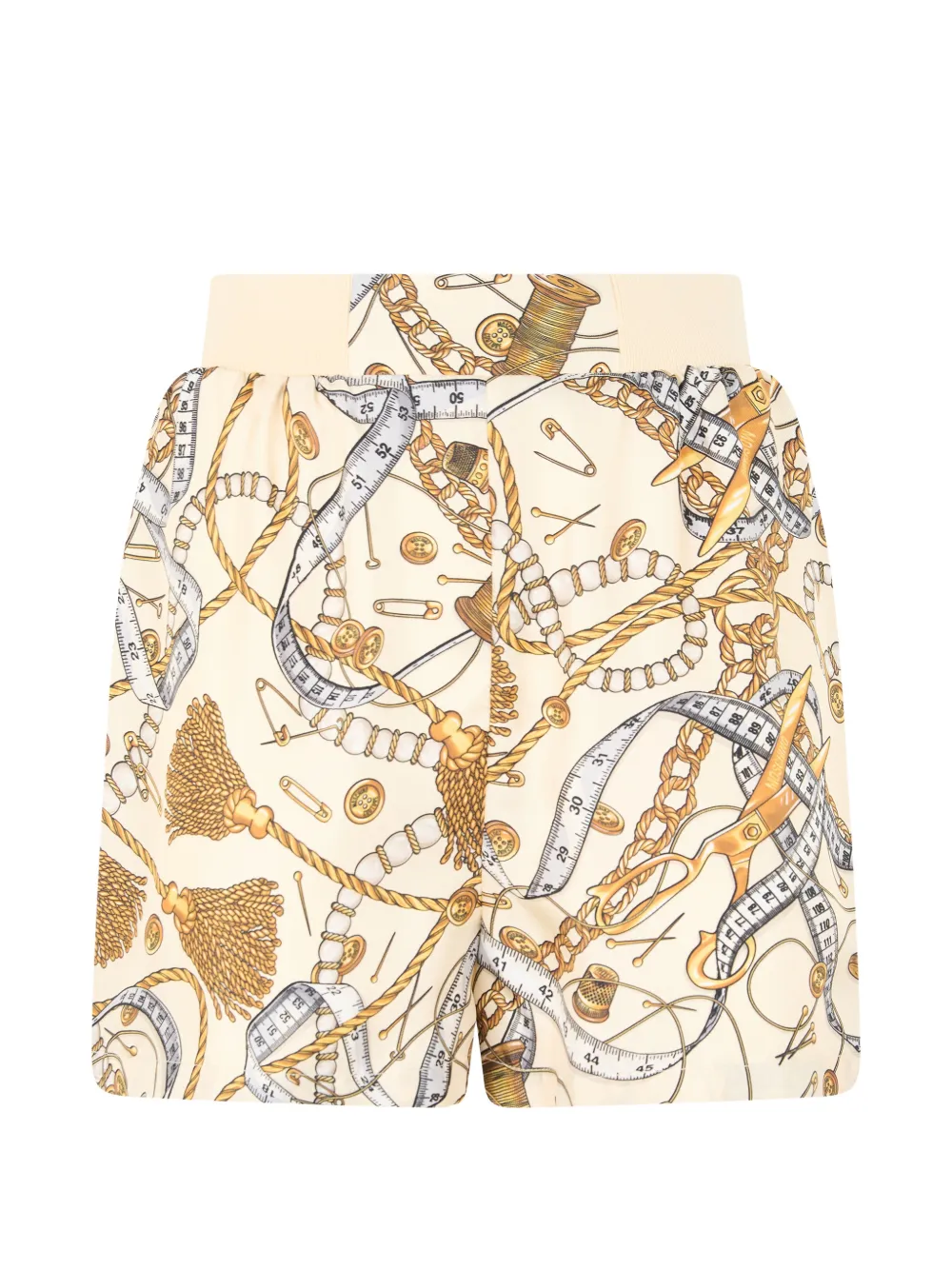 Moschino tassel-print shorts · 40