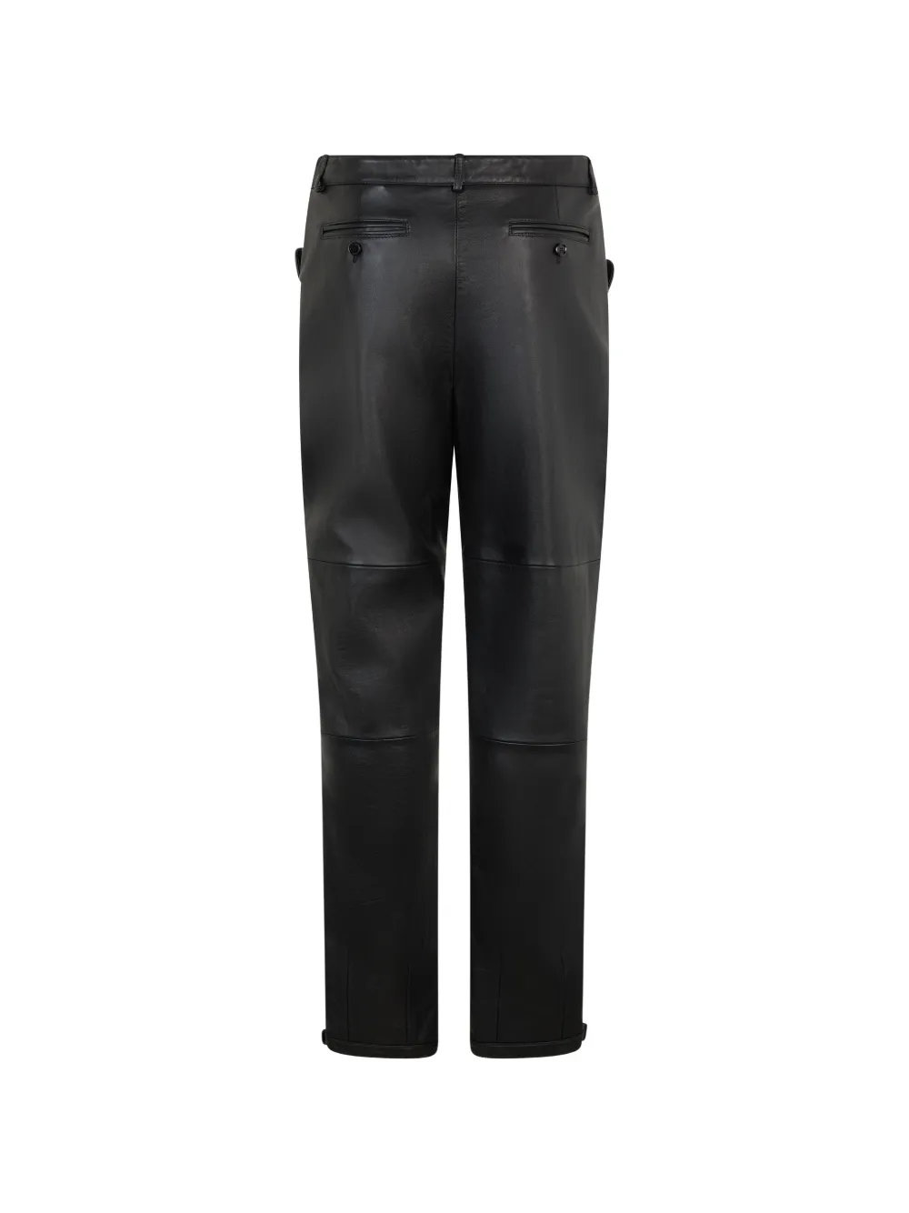 Moschino contrast-panel trousers Zwart
