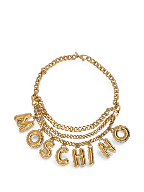 Moschino logo-letter bracelet