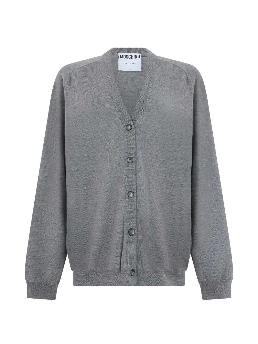 Moschino V-neck button-up cardigan · 44