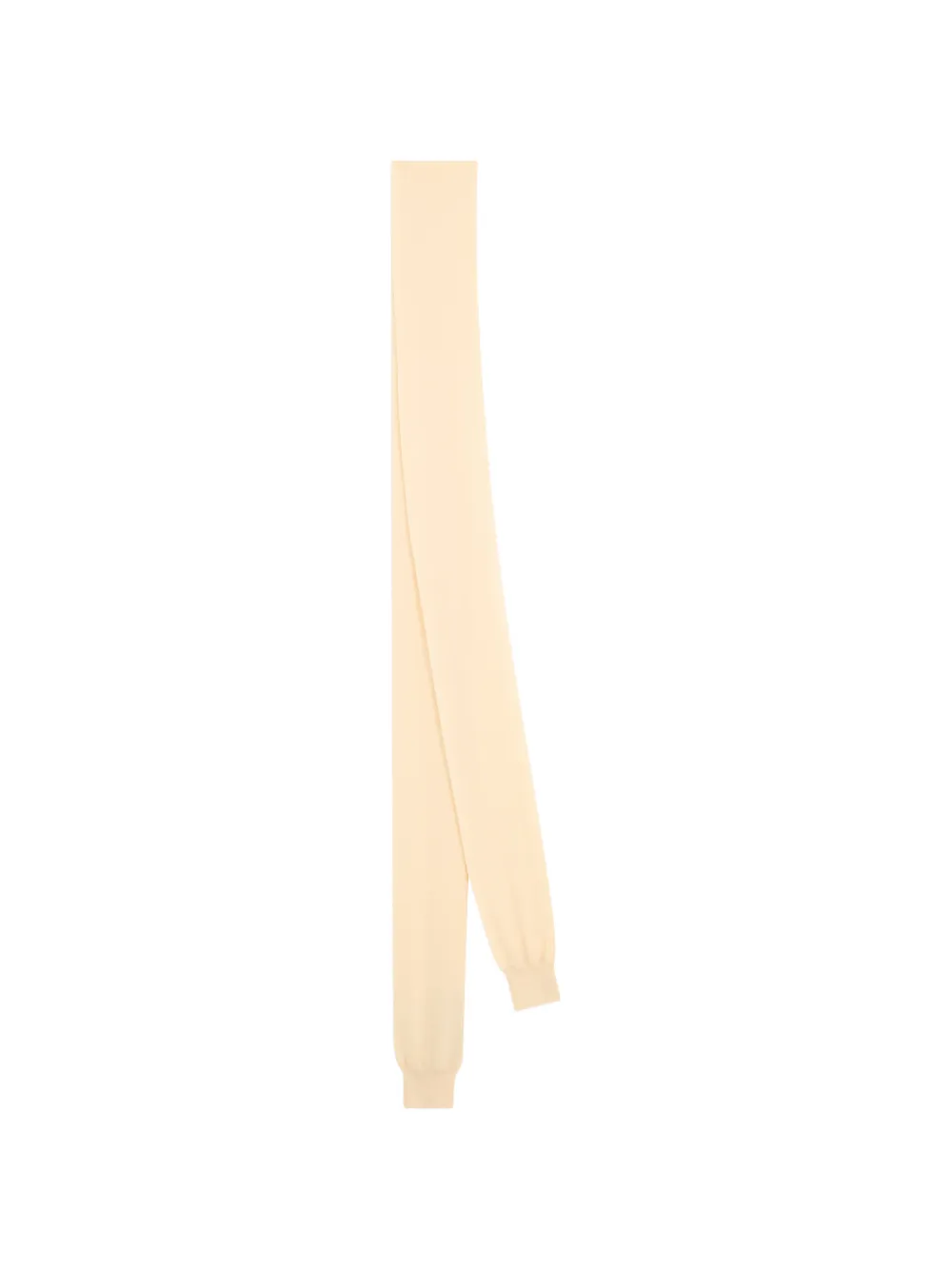 Moschino ribbed-cuff scarf · One Size