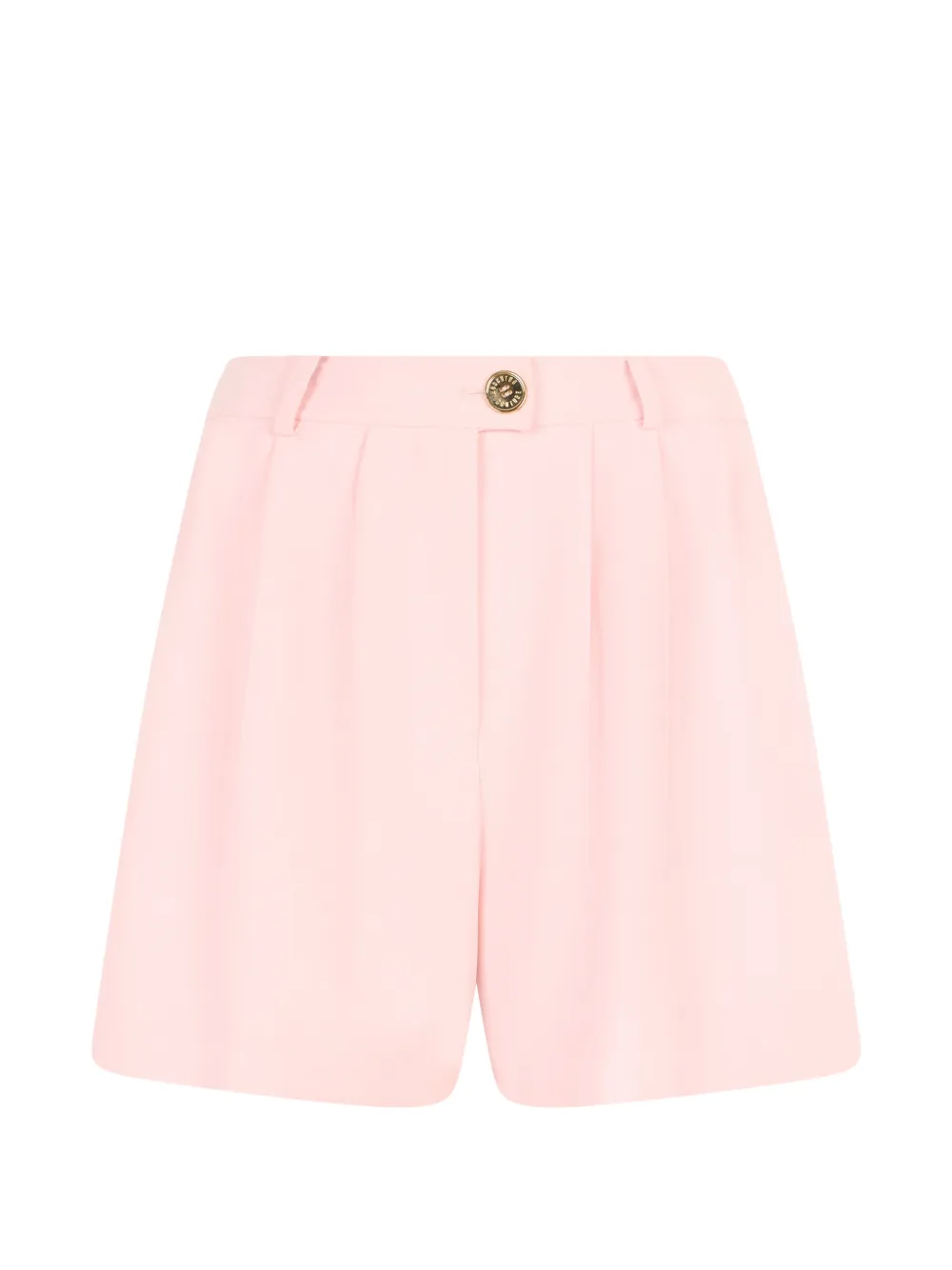Moschino pleated high-waisted tailored shorts · 40