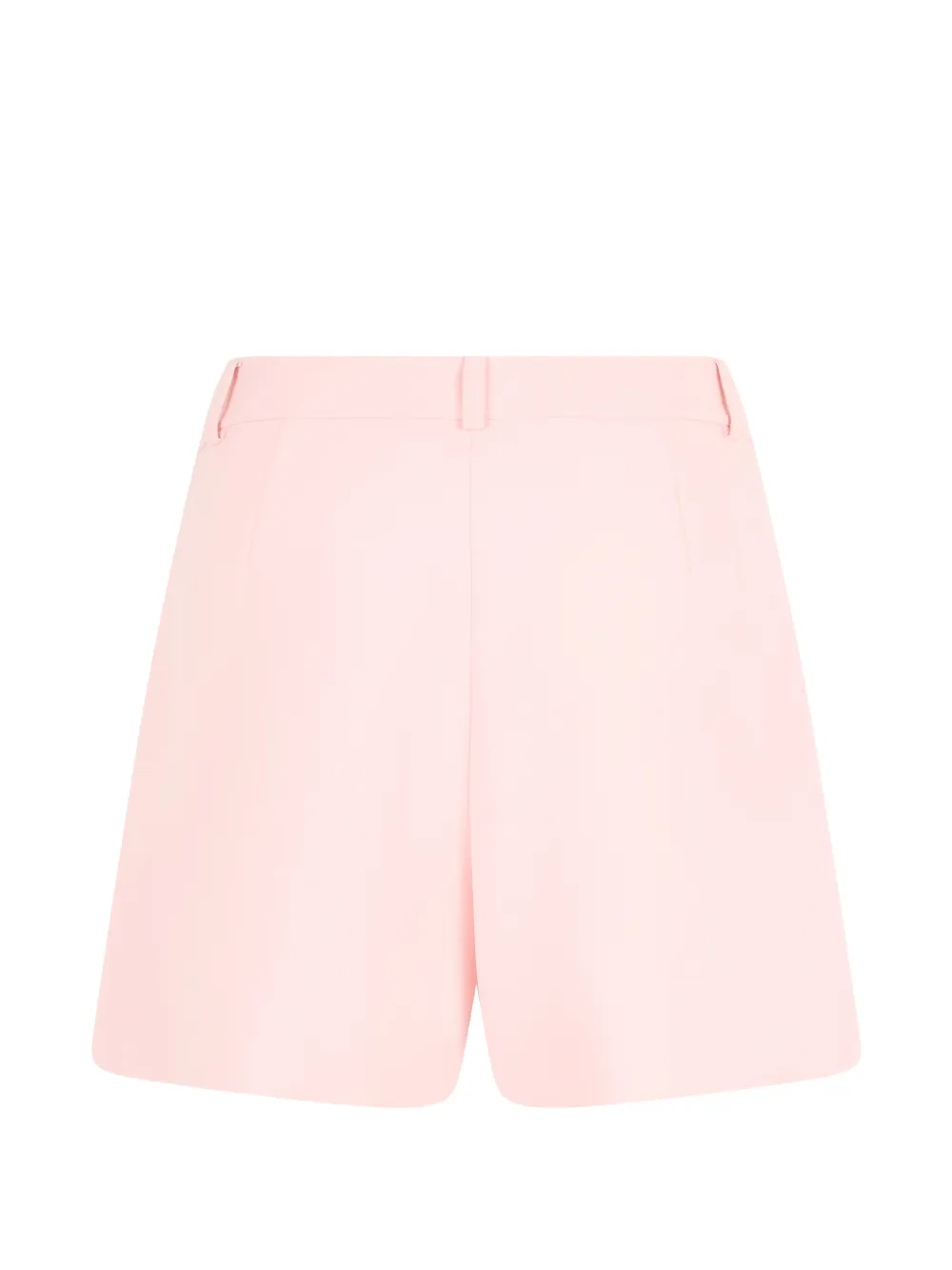 Moschino pleated high-waisted tailored shorts Roze