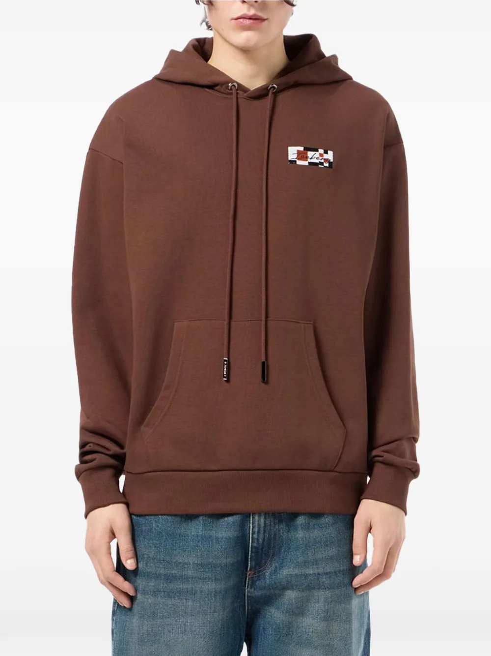 Iceberg Hoodie met print Bruin
