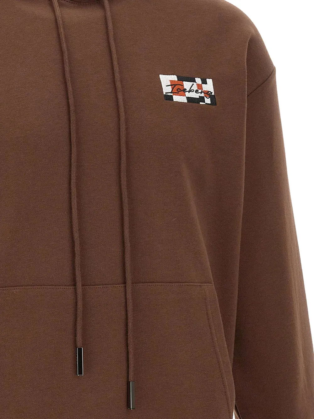Iceberg Hoodie met print Bruin