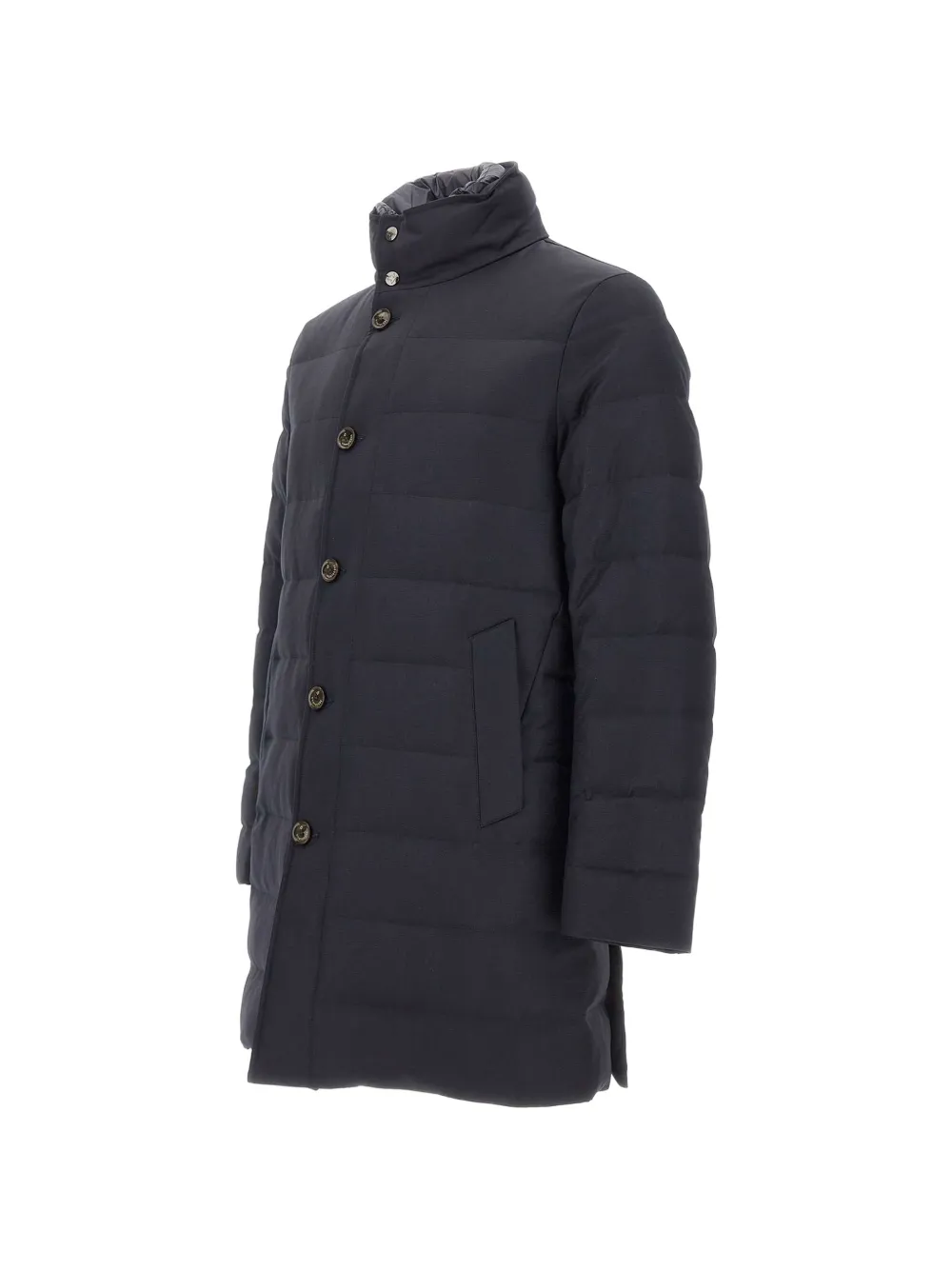Montecore Gewatteerde jas van scheerwol Blauw