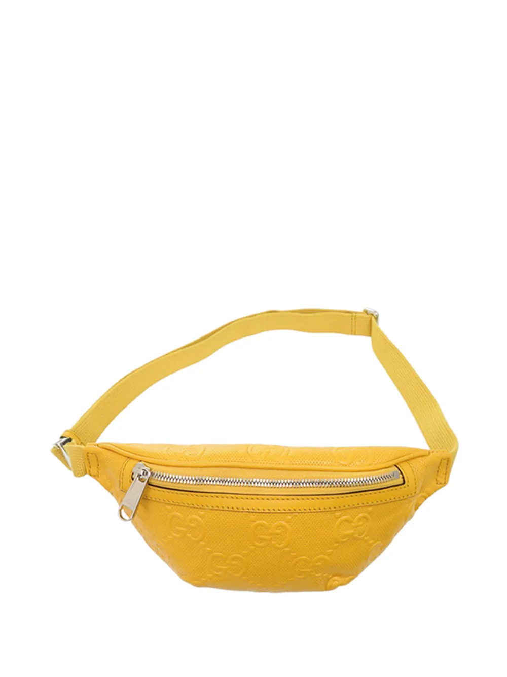 Gucci Pre-Owned sac banane à logo embossé GG (2016-2026) - Jaune