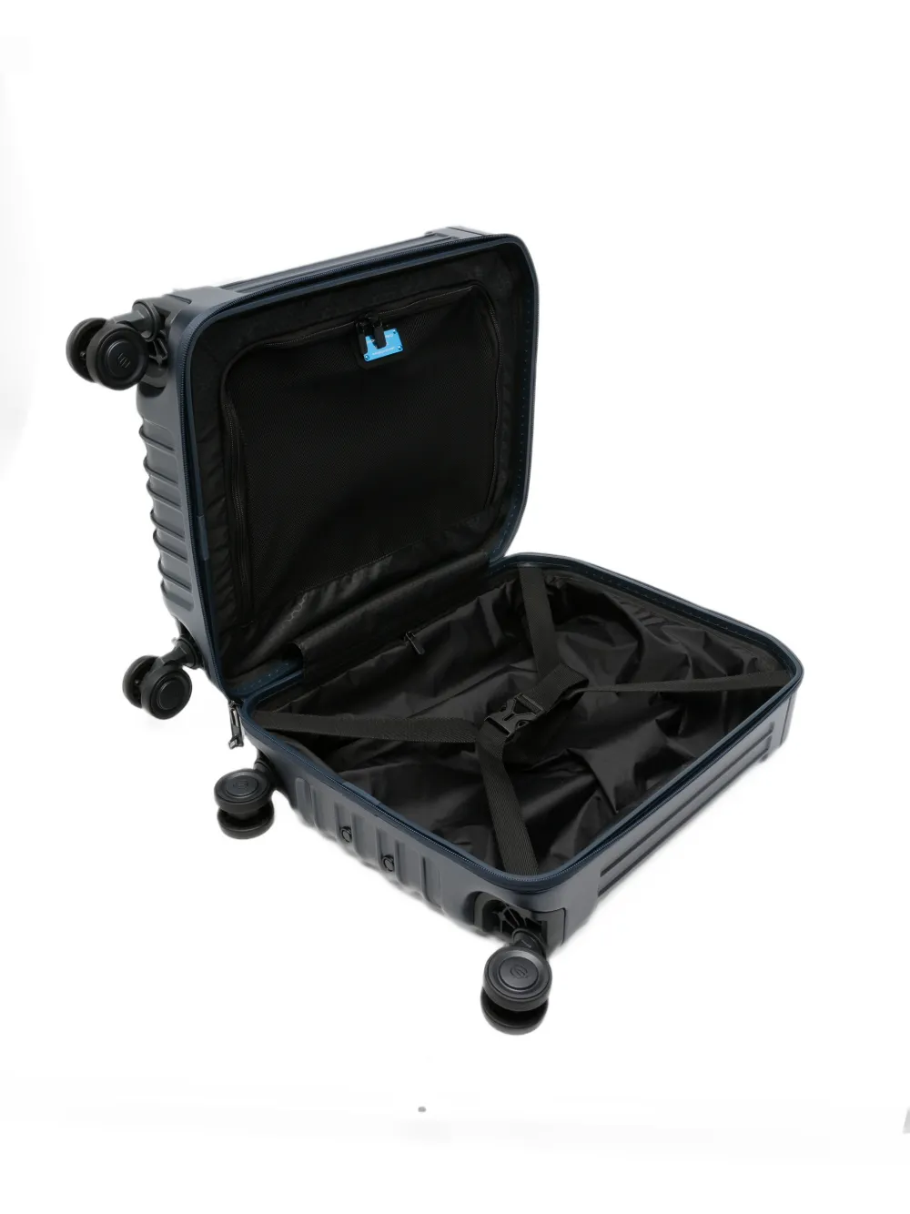 PIQUADRO ridged hardshell suitcase Blauw