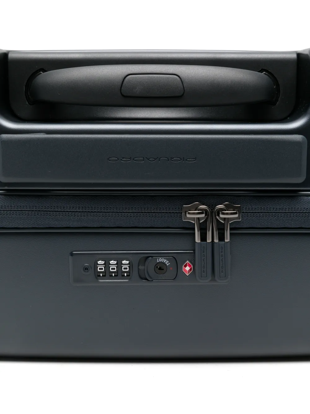 PIQUADRO ridged hardshell suitcase Blauw
