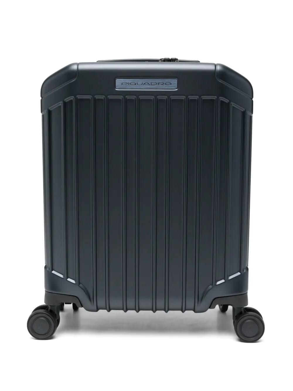 PIQUADRO Geribbelde koffer Blauw