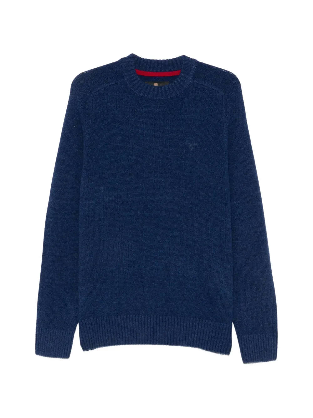 Barbour raglan-sleeve logo-embroidered sweater