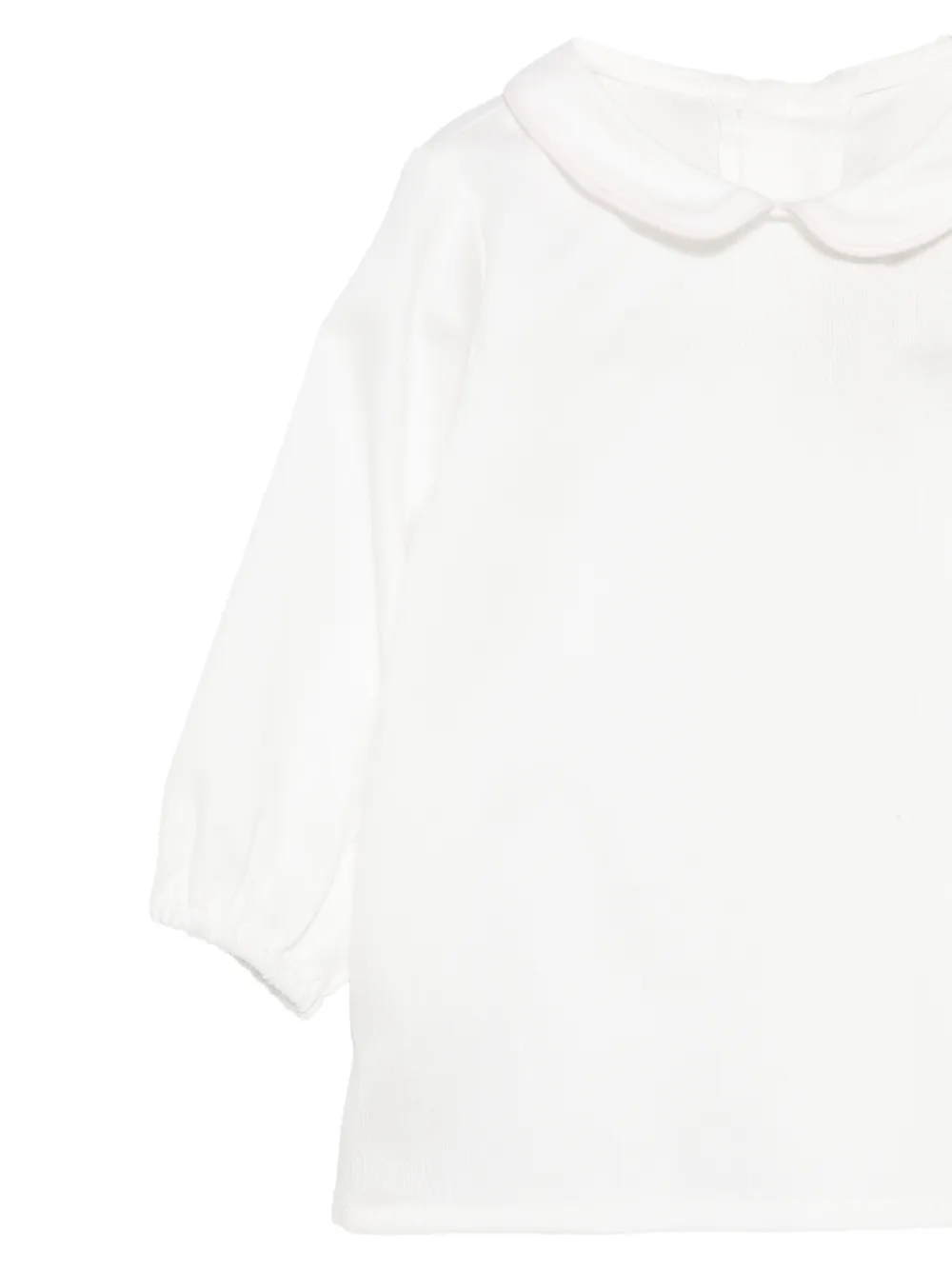 La Stupenderia floral-print ruffled bodysuit Wit