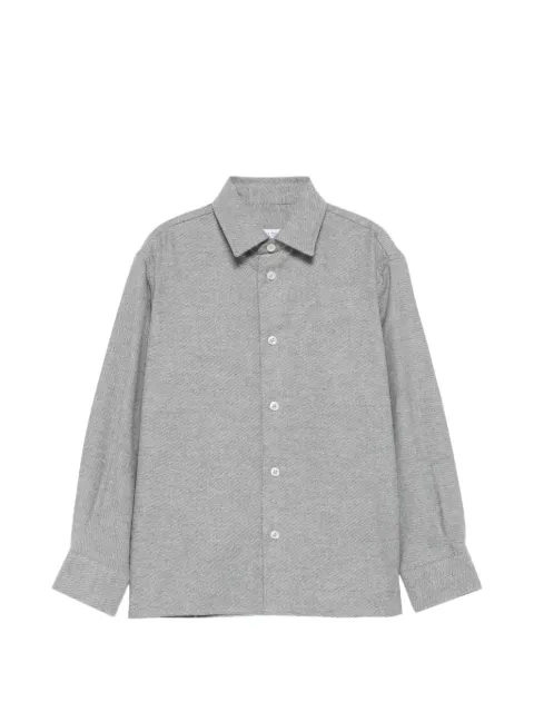 Paolo Pecora Kids twill long-sleeve shirt