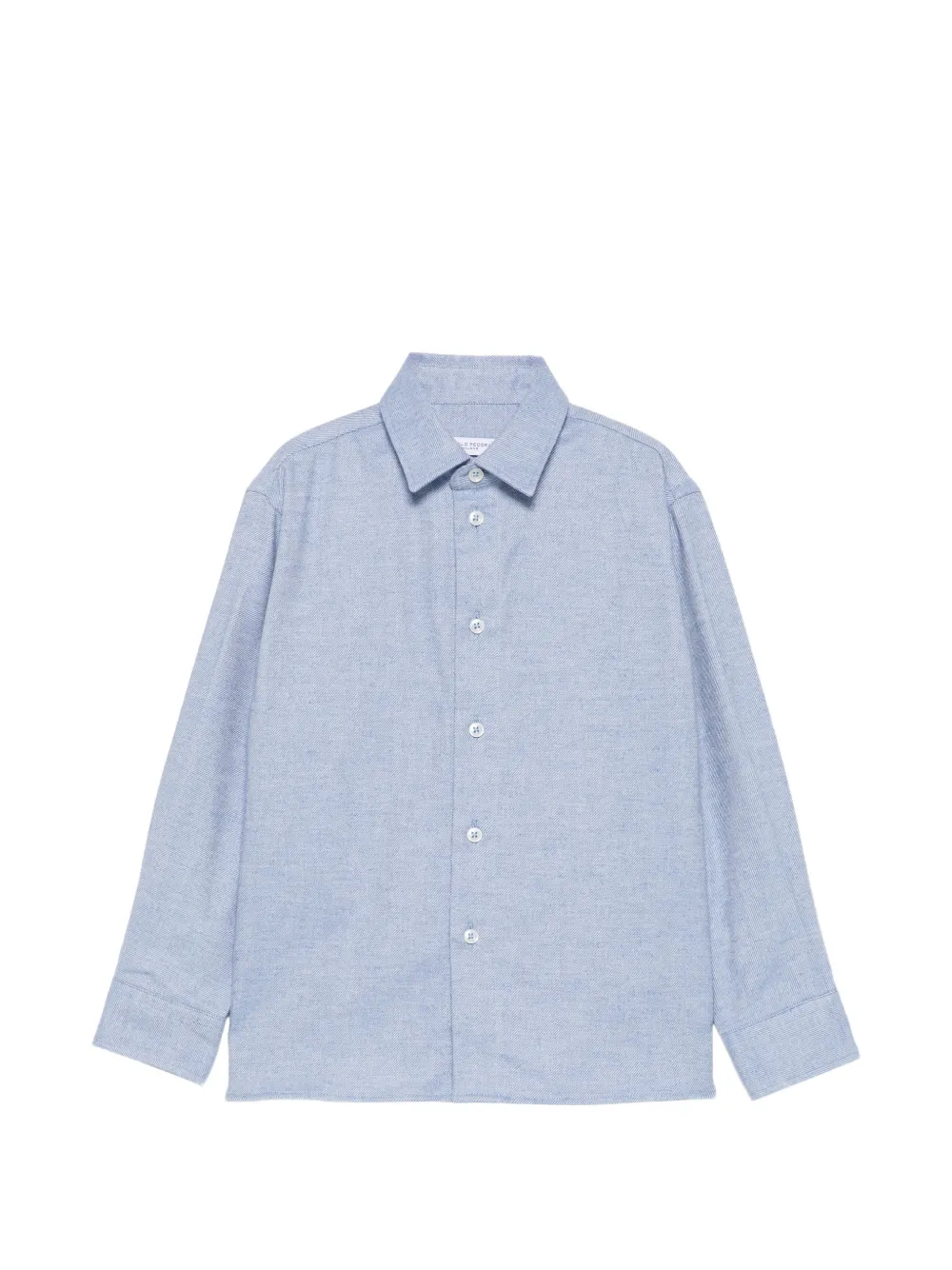 Paolo Pecora Kids Camicia a maniche lunghe con bottoni - Blu