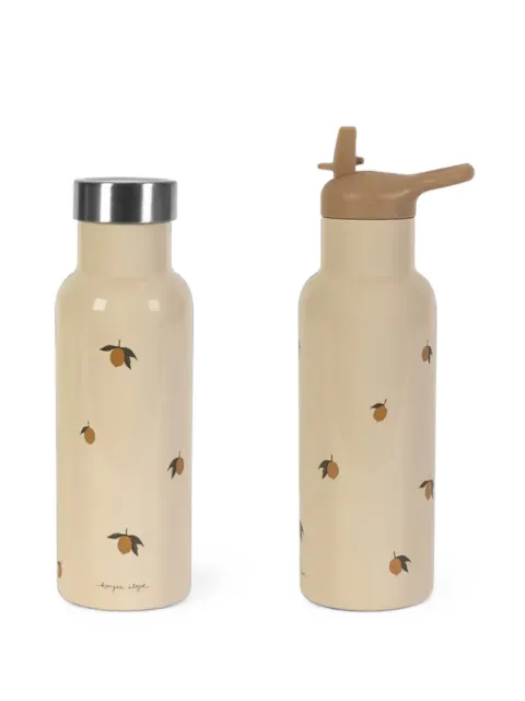 Konges Sløjd lemon-print thermo bottle