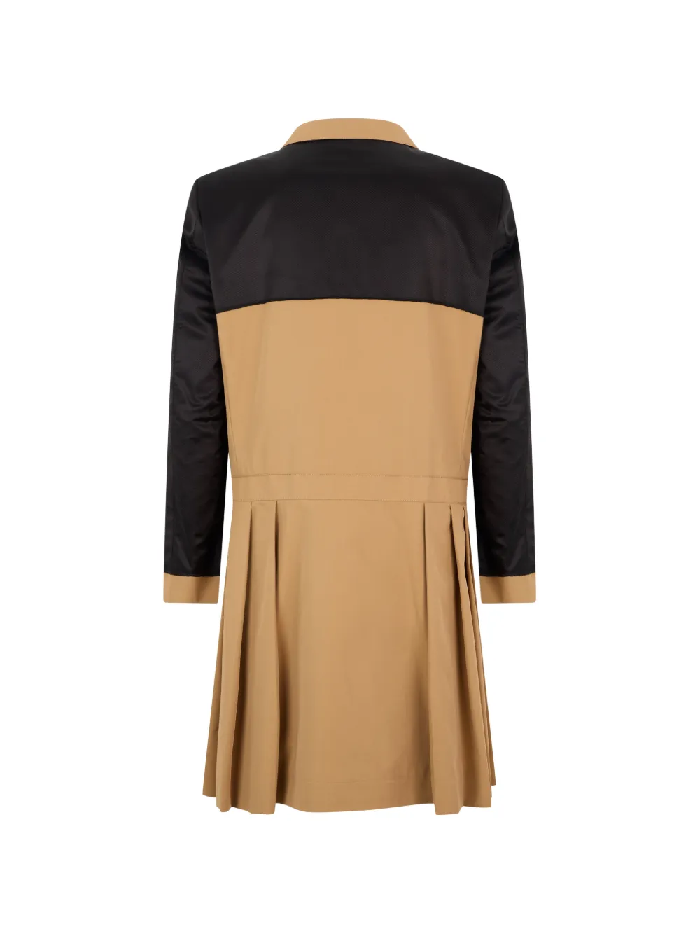 Moschino Jas met dubbele rij knopen en plooien Beige