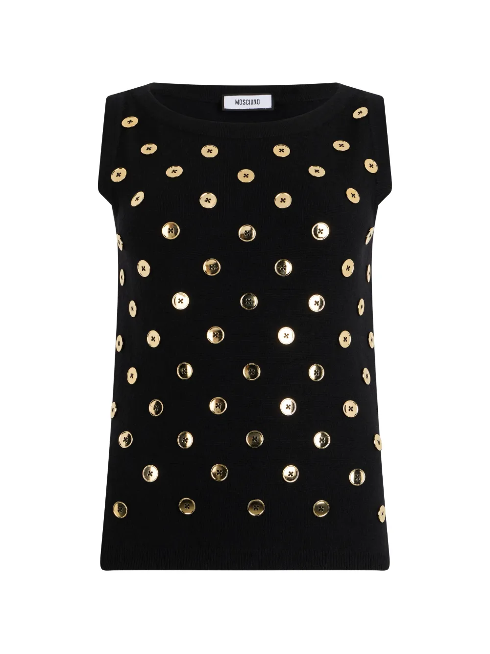 Moschino button-embellished tank top · 40