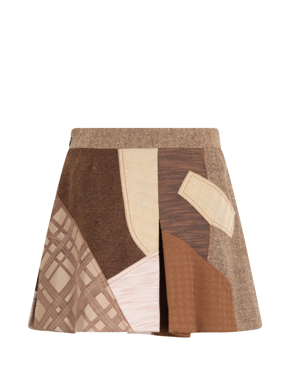 Moschino patchwork high-waisted shorts Bruin