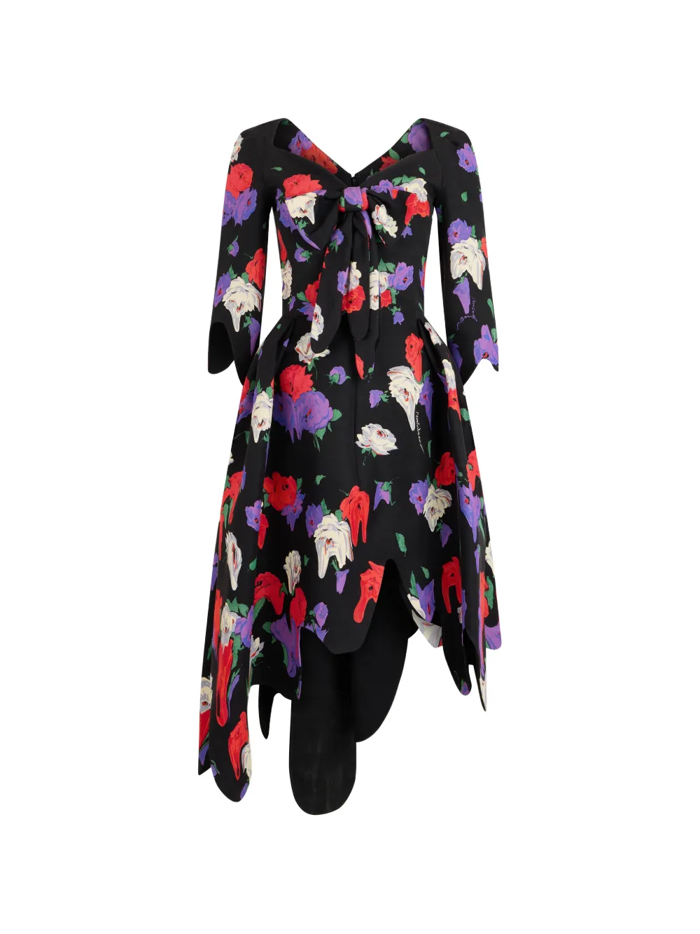 Moschino floral-print asymmetric dress · 40