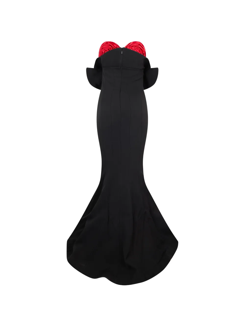 Moschino Maxi-jurk met rozetdetail Zwart