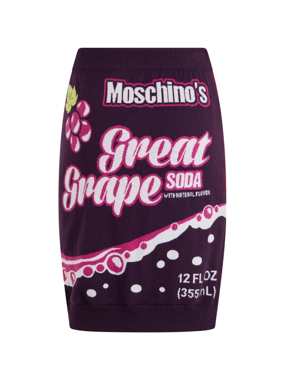Moschino logo-detail skirt Paars