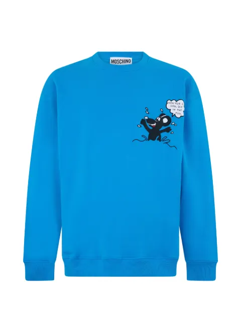 Moschino logo-print sweatshirt
