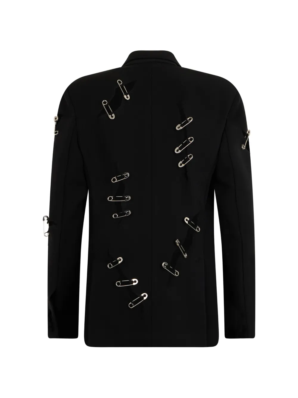 Moschino safety-pin blazer Zwart