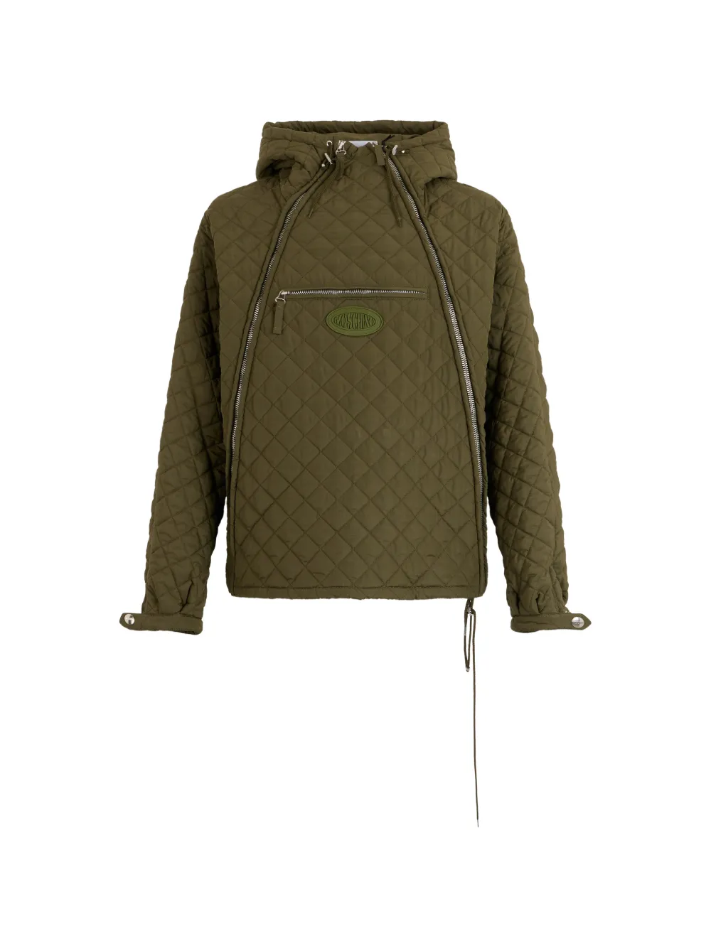 Moschino quilted hooded jacket · 50