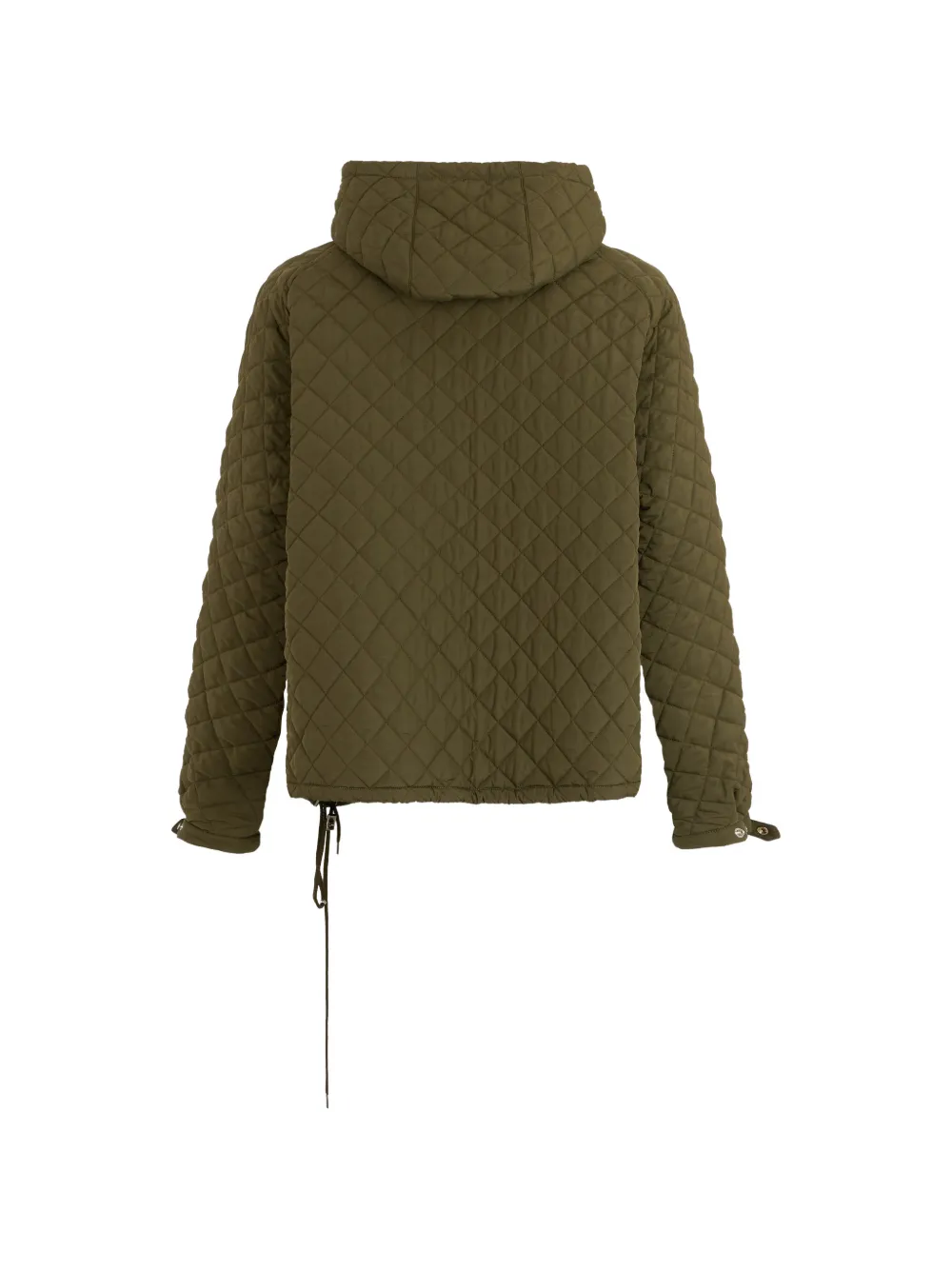 Moschino Gevoerd jack met capuchon Groen