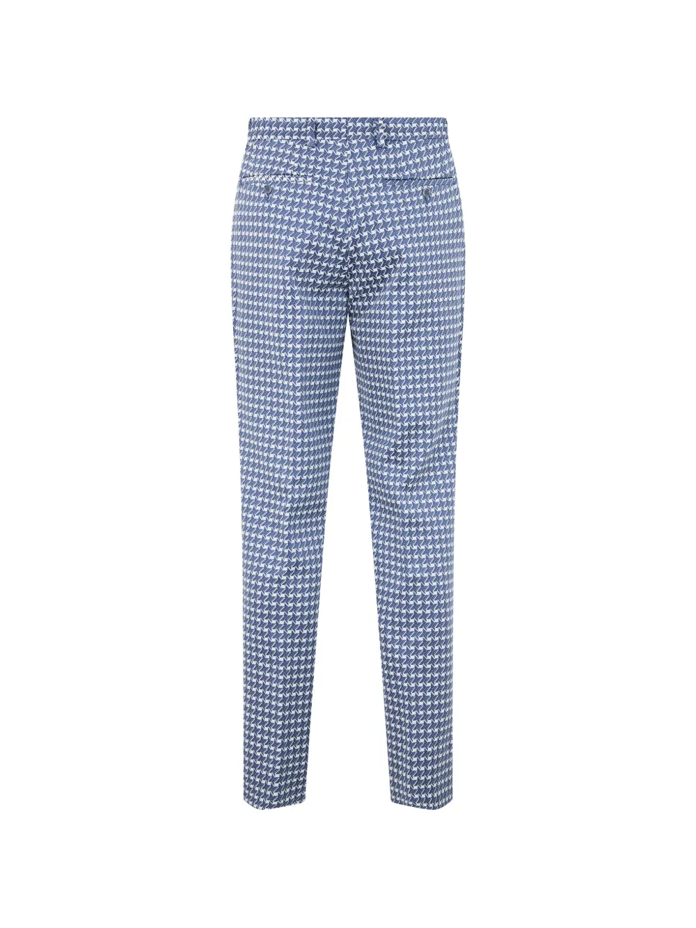 Moschino Broek met riemlussen Blauw