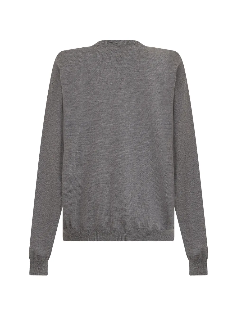 Moschino crew-neck long-sleeve sweater Grijs